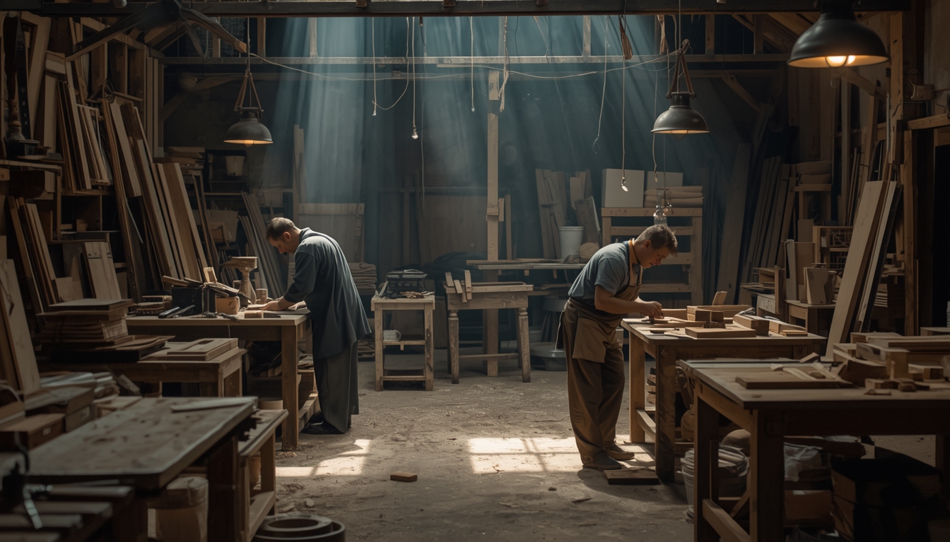 Quidralovorbia workshop and craftsmanship